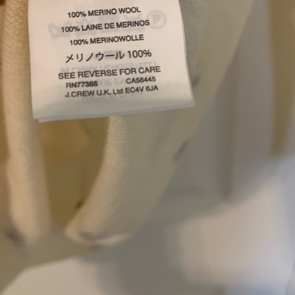 J. Crew Tippi Embellished Bee Print Wool Sweater SMALL - Picture 13 of 14